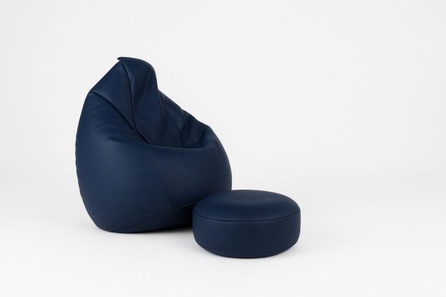 Sedací vak - křeslo Komfort 2XL obj. 390 L - Potahová tkanina: Nylon, Barva tkaniny: modrá