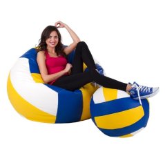 Sedací vak Míč volejbalový - sestava 3XL + L obj. 400 a 100 L
