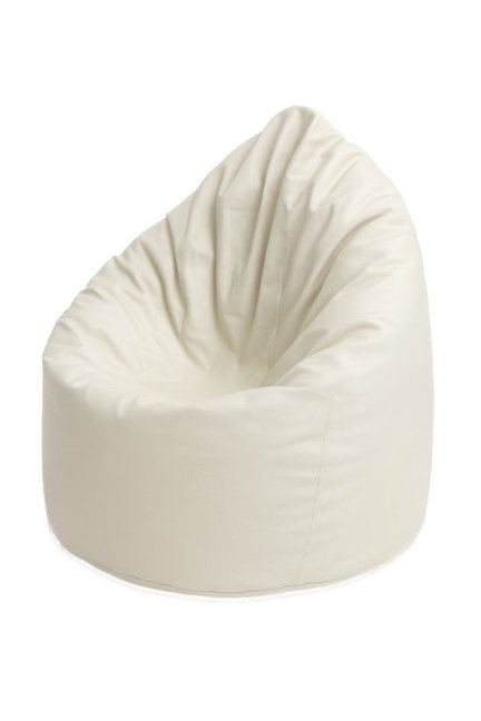 Sedací vak - křeslo Super XL obj. 120 L - Potahová tkanina: Nylon, Barva tkaniny: bílá