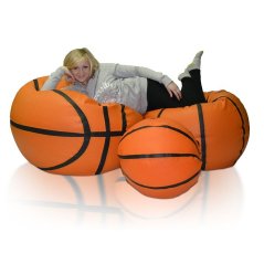 Sedací vak Míč basketbalový - sestava 3XL + 2XL + L obj. 480 a 260 a 100 L