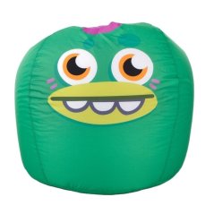 Dětský sedací vak "Příšerka" z Eko kůže - zelená