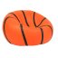 Sedací vak Míč basketbalový L obj. 100 L