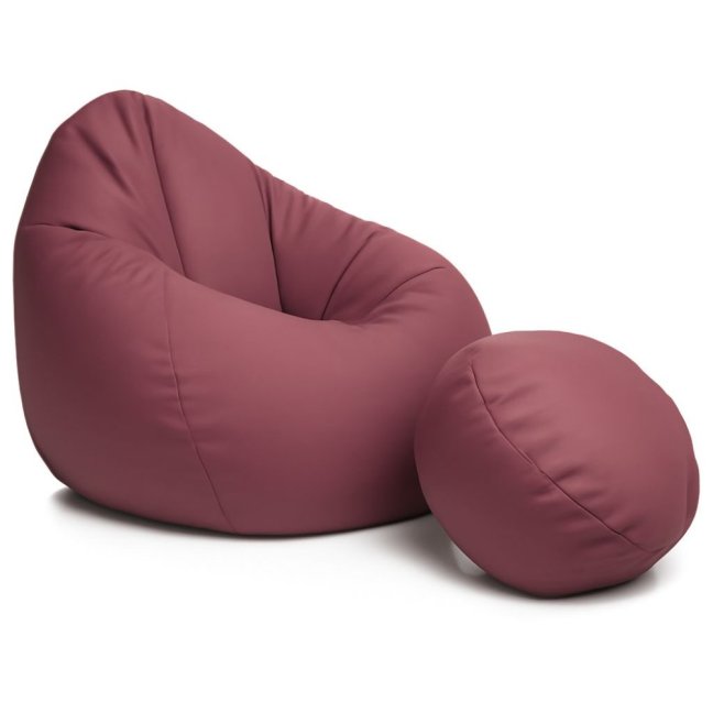 Sedací vak - křeslo Super 4XL obj. 450 L s podnožkou - Potahová tkanina: Nylon, Barva tkaniny: NL20