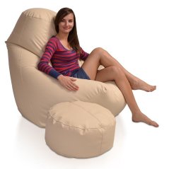 Sedací vak - křeslo Energie 3XL obj. 580 L s podnožkou