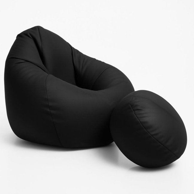 Sedací vak - křeslo Super 4XL obj. 450 L s podnožkou - Potahová tkanina: Nylon, Barva tkaniny: NL18