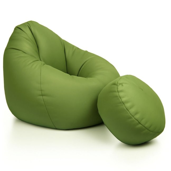 Sedací vak - křeslo Super 4XL obj. 450 L s podnožkou - Potahová tkanina: Nylon, Barva tkaniny: NL09