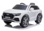 Bílé Audi Q8 elektrické autíčko Q8 s napětím 12V a výkonem