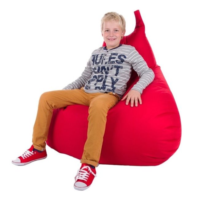 Sedací vak - křeslo Bobcat 2XL obj. 470 L - Potahová tkanina: Eko kůže, Barva potahové tkaniny: tmavě zelená
