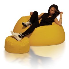 Sedací vak - křeslo Gigant 3XL obj. 600 L s podnožkou