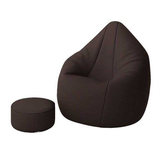 Sedací vak - křeslo Super 5XL obj. 550 L s podnožkou - Potahová tkanina: Nylon, Barva tkaniny: NL07