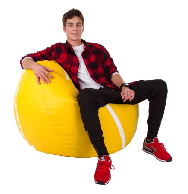 Sedací vak Míč tenisový 3XL obj. 480 L