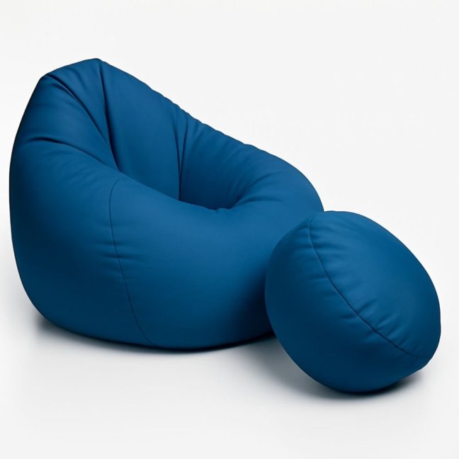 Sedací vak - křeslo Super 4XL obj. 450 L s podnožkou - Potahová tkanina: Nylon, Barva tkaniny: NL12