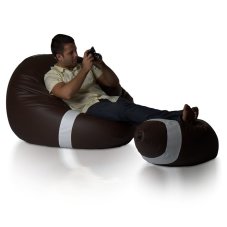 Sedací vak Míč ragbyový - sestava 3XL + L obj. 650 a 180 L