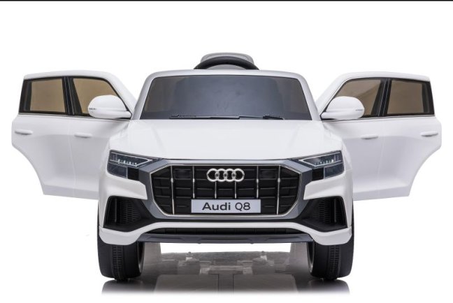 Dětské el. vozítko,  Audi  - bílé, napětí 12V a výkon [⚠ Claude for Sheets™ RECALCULATING ⚠] =claude(W778)