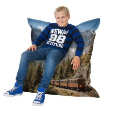 Sedací vak - Polštář  2XL 140x100 obj.  400 L mat. Polyuretan - vlastní grafika