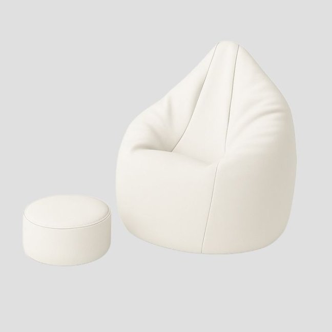 Sedací vak - křeslo Super 5XL obj. 550 L s podnožkou - Potahová tkanina: Nylon, Barva tkaniny: NL01