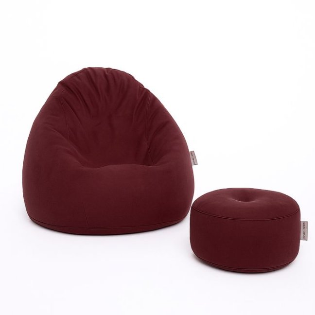 Sedací vak - křeslo Super 3XL obj. 330 L s podnožkou - Potahová tkanina: Nylon, Barva tkaniny: NL20