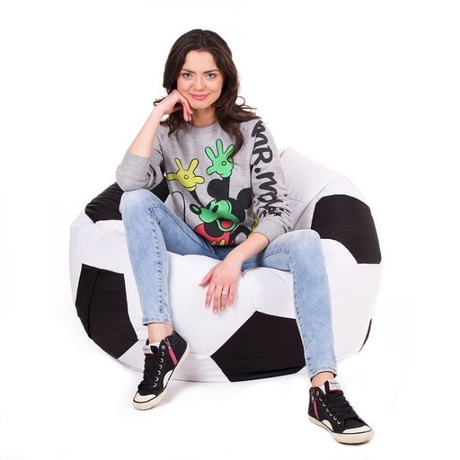 Sedací vak Míč fotbalový 3XL obj. 430 L