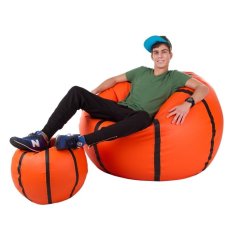 Sedací vak Míč basketbalový - sestava 3XL + L obj. 480 a 100 L