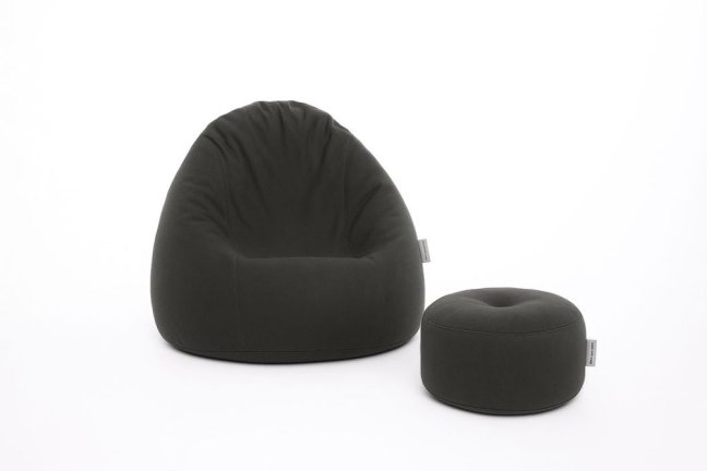 Sedací vak - křeslo Super 3XL obj. 330 L s podnožkou - Potahová tkanina: Nylon, Barva tkaniny: NL11