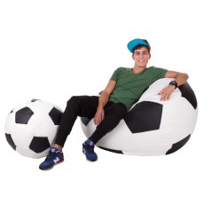 Sedací vak Míč fotbalový - sestava 3XL + L obj. 430 a 100 L